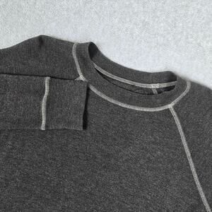 Splits 59 Medium Heather Gray Long Sleeve Pullover Shirt